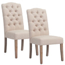 [ Lucius Side Chair, set of 2, in Beige ] - Custom Furniture Manufacturer Brampton, Toronto, Vaughan, Mississauga, Ontario, Oakville, Hamilton
