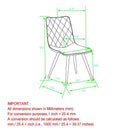 [ Marla Side Chair, set of 2, in Black ] - Custom Furniture Manufacturer Brampton, Toronto, Vaughan, Mississauga, Ontario, Oakville, Hamilton