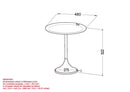 [ Matt Accent Table in Grey ] - Custom Furniture Manufacturer Brampton, Toronto, Vaughan, Mississauga, Ontario, Oakville, Hamilton