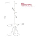 [ Mia Coat Rack in White ] - Custom Furniture Manufacturer Brampton, Toronto, Vaughan, Mississauga, Ontario, Oakville, Hamilton