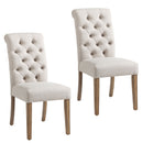 [ Mila Side Chair, set of 2, in Beige ] - Custom Furniture Manufacturer Brampton, Toronto, Vaughan, Mississauga, Ontario, Oakville, Hamilton