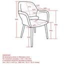 [ Mira Accent & Dining Chair in Grey ] - Custom Furniture Manufacturer Brampton, Toronto, Vaughan, Mississauga, Ontario, Oakville, Hamilton