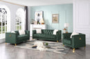 4244 Green Sofa Set (3 Pcs)