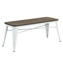 [ Modus Bench in White ] - Custom Furniture Manufacturer Brampton, Toronto, Vaughan, Mississauga, Ontario, Oakville, Hamilton