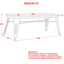 [ Modus Bench in White ] - Custom Furniture Manufacturer Brampton, Toronto, Vaughan, Mississauga, Ontario, Oakville, Hamilton
