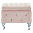 [ Monica Square Storage Ottoman in Blush ] - Custom Furniture Manufacturer Brampton, Toronto, Vaughan, Mississauga, Ontario, Oakville, Hamilton