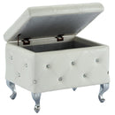 [ Monica Square Storage Ottoman in White ] - Custom Furniture Manufacturer Brampton, Toronto, Vaughan, Mississauga, Ontario, Oakville, Hamilton