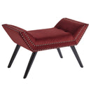 [ Nala Bench in Burgundy ] - Custom Furniture Manufacturer Brampton, Toronto, Vaughan, Mississauga, Ontario, Oakville, Hamilton