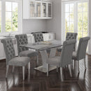 [ Napolian Rectangular Dining Table in Grey ] - Custom Furniture Manufacturer Brampton, Toronto, Vaughan, Mississauga, Ontario, Oakville, Hamilton