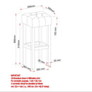 [ Neera 26'' Counter Stool in Grey ] - Custom Furniture Manufacturer Brampton, Toronto, Vaughan, Mississauga, Ontario, Oakville, Hamilton