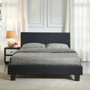 [ Nev Platform Bed in Black ] - Custom Furniture Manufacturer Brampton, Toronto, Vaughan, Mississauga, Ontario, Oakville, Hamilton