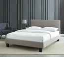 [ Nev Platform Bed in Grey ] - Custom Furniture Manufacturer Brampton, Toronto, Vaughan, Mississauga, Ontario, Oakville, Hamilton