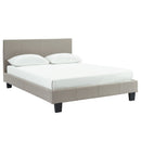 [ Nev Platform Bed in Grey ] - Custom Furniture Manufacturer Brampton, Toronto, Vaughan, Mississauga, Ontario, Oakville, Hamilton