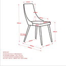 [ Nora Side Chair, set of 2, in Grey ] - Custom Furniture Manufacturer Brampton, Toronto, Vaughan, Mississauga, Ontario, Oakville, Hamilton