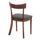 [ Onic Side Chair, set of 2, in Walnut & Grey ] - Custom Furniture Manufacturer Brampton, Toronto, Vaughan, Mississauga, Ontario, Oakville, Hamilton