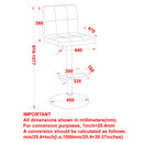 [ Orb Air Lift Stool, set of 2, in Grey ] - Custom Furniture Manufacturer Brampton, Toronto, Vaughan, Mississauga, Ontario, Oakville, Hamilton
