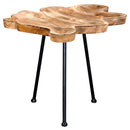 [ Paris Accent Table in Natural with Black Legs ] - Custom Furniture Manufacturer Brampton, Toronto, Vaughan, Mississauga, Ontario, Oakville, Hamilton