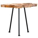 [ Paris Accent Table in Natural with Black Legs ] - Custom Furniture Manufacturer Brampton, Toronto, Vaughan, Mississauga, Ontario, Oakville, Hamilton