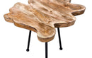 [ Paris Accent Table in Natural with Black Legs ] - Custom Furniture Manufacturer Brampton, Toronto, Vaughan, Mississauga, Ontario, Oakville, Hamilton