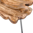 [ Paris Accent Table in Natural with Chrome Legs ] - Custom Furniture Manufacturer Brampton, Toronto, Vaughan, Mississauga, Ontario, Oakville, Hamilton