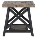 [ Port Accent Table in Rustic Oak ] - Custom Furniture Manufacturer Brampton, Toronto, Vaughan, Mississauga, Ontario, Oakville, Hamilton