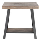 [ Port Accent Table in Rustic Oak ] - Custom Furniture Manufacturer Brampton, Toronto, Vaughan, Mississauga, Ontario, Oakville, Hamilton