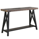 [ Port Console Table in Rustic Oak ] - Custom Furniture Manufacturer Brampton, Toronto, Vaughan, Mississauga, Ontario, Oakville, Hamilton