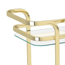 [ Prime 2 - Tier Bar Cart in Brass ] - Custom Furniture Manufacturer Brampton, Toronto, Vaughan, Mississauga, Ontario, Oakville, Hamilton