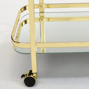[ Prime 2 - Tier Bar Cart in Brass ] - Custom Furniture Manufacturer Brampton, Toronto, Vaughan, Mississauga, Ontario, Oakville, Hamilton