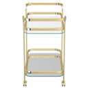[ Prime 2 - Tier Bar Cart in Brass ] - Custom Furniture Manufacturer Brampton, Toronto, Vaughan, Mississauga, Ontario, Oakville, Hamilton