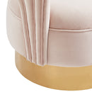 [ Quinn Accent Chair in Blush & Gold ] - Custom Furniture Manufacturer Brampton, Toronto, Vaughan, Mississauga, Ontario, Oakville, Hamilton