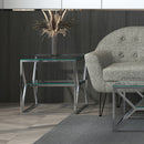 [ Ragor Accent Table in Silver ] - Custom Furniture Manufacturer Brampton, Toronto, Vaughan, Mississauga, Ontario, Oakville, Hamilton