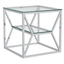 [ Ragor Accent Table in Silver ] - Custom Furniture Manufacturer Brampton, Toronto, Vaughan, Mississauga, Ontario, Oakville, Hamilton