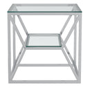 [ Ragor Accent Table in Silver ] - Custom Furniture Manufacturer Brampton, Toronto, Vaughan, Mississauga, Ontario, Oakville, Hamilton