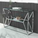 [ Ragor Console Table in Silver ] - Custom Furniture Manufacturer Brampton, Toronto, Vaughan, Mississauga, Ontario, Oakville, Hamilton