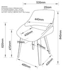 [ Rano Accent & Dining Chair in Brown ] - Custom Furniture Manufacturer Brampton, Toronto, Vaughan, Mississauga, Ontario, Oakville, Hamilton