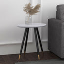 [ Ray Round Accent Table in White ] - Custom Furniture Manufacturer Brampton, Toronto, Vaughan, Mississauga, Ontario, Oakville, Hamilton