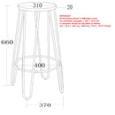 [ Reva 26'' Counter Stool, set of 4, in Black ] - Custom Furniture Manufacturer Brampton, Toronto, Vaughan, Mississauga, Ontario, Oakville, Hamilton