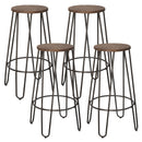 [ Reva 26'' Counter Stool, set of 4, in Black ] - Custom Furniture Manufacturer Brampton, Toronto, Vaughan, Mississauga, Ontario, Oakville, Hamilton