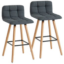 [ Revon 26'' Counter Stool, set of 2, in Charcoal ] - Custom Furniture Manufacturer Brampton, Toronto, Vaughan, Mississauga, Ontario, Oakville, Hamilton