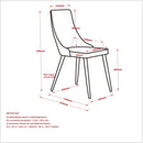 [ Rocco/Cora 5pc Dining Set, Beige ] - Custom Furniture Manufacturer Brampton, Toronto, Vaughan, Mississauga, Ontario, Oakville, Hamilton