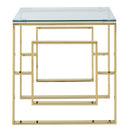 [ Rose Accent Table in Gold ] - Custom Furniture Manufacturer Brampton, Toronto, Vaughan, Mississauga, Ontario, Oakville, Hamilton