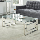 [ Rose Coffee Table in Silver ] - Custom Furniture Manufacturer Brampton, Toronto, Vaughan, Mississauga, Ontario, Oakville, Hamilton