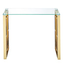 [ Rose Console Table in Gold ] - Custom Furniture Manufacturer Brampton, Toronto, Vaughan, Mississauga, Ontario, Oakville, Hamilton
