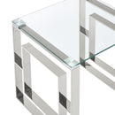 [ Rose Console Table in Silver ] - Custom Furniture Manufacturer Brampton, Toronto, Vaughan, Mississauga, Ontario, Oakville, Hamilton