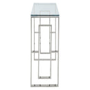 [ Rose Console Table in Silver ] - Custom Furniture Manufacturer Brampton, Toronto, Vaughan, Mississauga, Ontario, Oakville, Hamilton