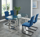 [ Rose Dining Table in Silver ] - Custom Furniture Manufacturer Brampton, Toronto, Vaughan, Mississauga, Ontario, Oakville, Hamilton