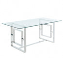 [ Rose Dining Table in Silver ] - Custom Furniture Manufacturer Brampton, Toronto, Vaughan, Mississauga, Ontario, Oakville, Hamilton