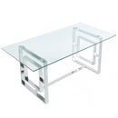 [ Rose Dining Table in Silver ] - Custom Furniture Manufacturer Brampton, Toronto, Vaughan, Mississauga, Ontario, Oakville, Hamilton