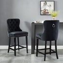 [ Roxy 26'' Counter Stool, set of 2, in Black ] - Custom Furniture Manufacturer Brampton, Toronto, Vaughan, Mississauga, Ontario, Oakville, Hamilton